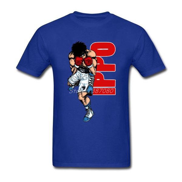 

hajime no ippo t shirt 3xl short sleeve men t shirt popular couple cotton crewneck mens t shirts