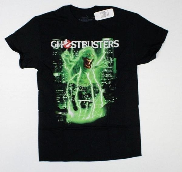 

ghostbusters slimer черная футболка new! retro 80s фильм билл мюррей (1e5