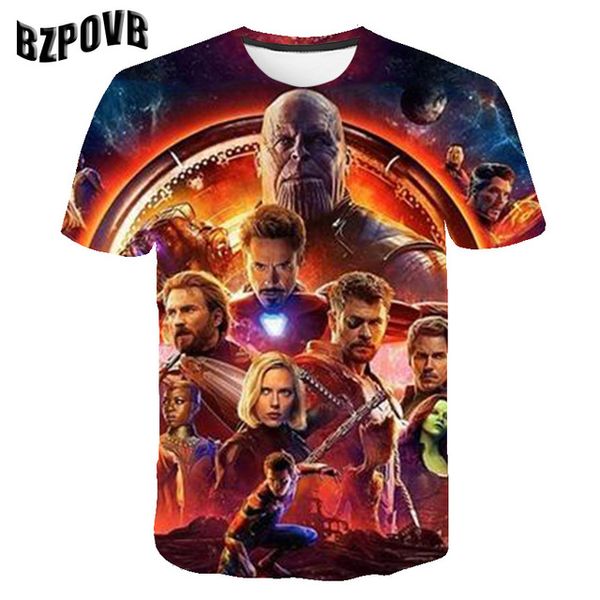 

punk marvel print 3d print shirts kawaii hippie horror men clothing