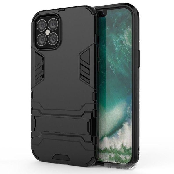 

designer phone case for iphone 12 iron armor tpu pc shockproof mobile cover for iphone 12 pro max with kickstand iphone case