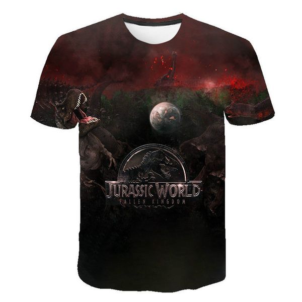 

new jurassic park jurassic world boy girl cool 3d print shirts comics graphic hippie men clothing