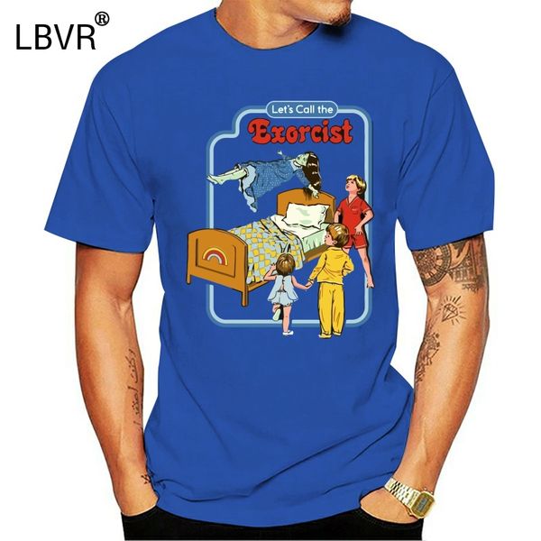 

let call the exorcist funny vintage printed cotton t-shirt gift for men siz