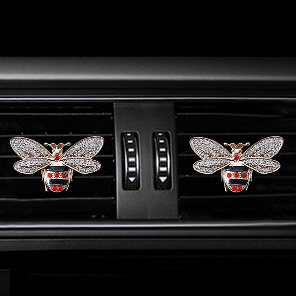 

bees style car air freshener perfume bottle diffuser in the auto air conditioner outlet vent clip