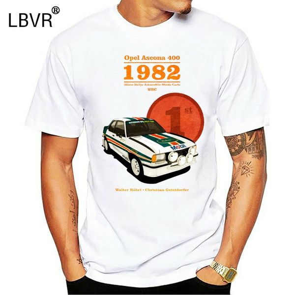 

opel ascona 1982 тенниски gift rally car track birthday present классическая 1980 изготовленные на заказе мужской футболки прохладной футбол