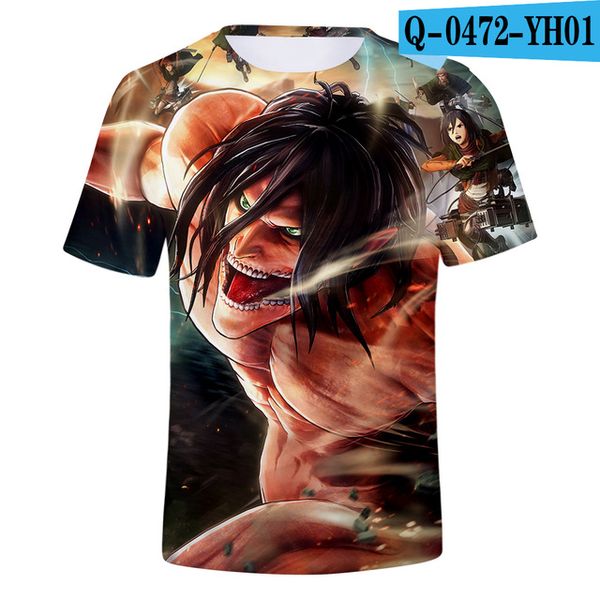 

cute unicorn japan anime attack on titan halloween party eren cosplay costumes cotton 3d print shirts hippie anime anime men clothing