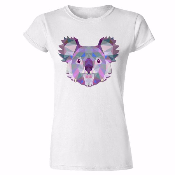 

geometric koala art coloured design t shirt men women australia gift present bear multiple colors and sizes tee shirt