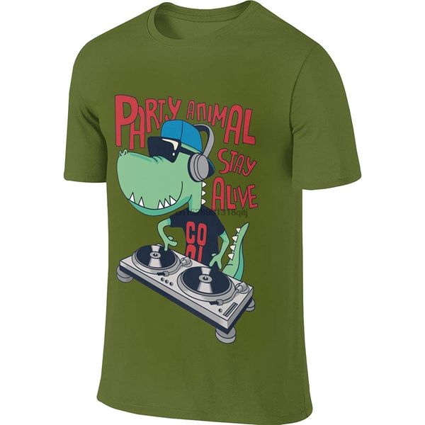 

design men's tees dj crocodile t-shirts