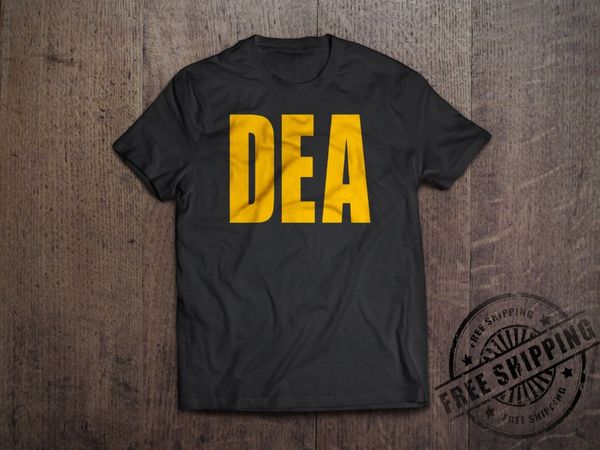 

dea agent t shirt graphic tee funny shirt s-3xl black ew men 2020 summer fashion o neck hip hop short sleeve printed t shirt