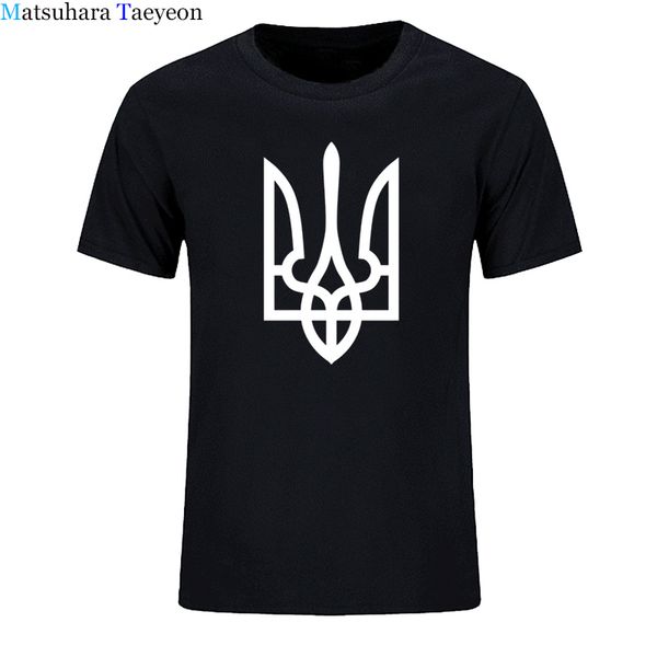 

summer fashion ukraine t shirt men short sleeve cotton ukrainian logo t-shirts camisetas mens clothing tshirt