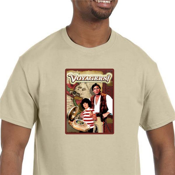 

вояджеры! t-shirt new (nwt) выберите ваш цвет размер 80's tv show лозунги customized tee shirt