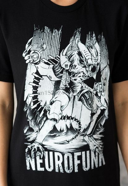 

neurofunk t shirt alien junglist jungle amen drum and bass womens mens dj tee