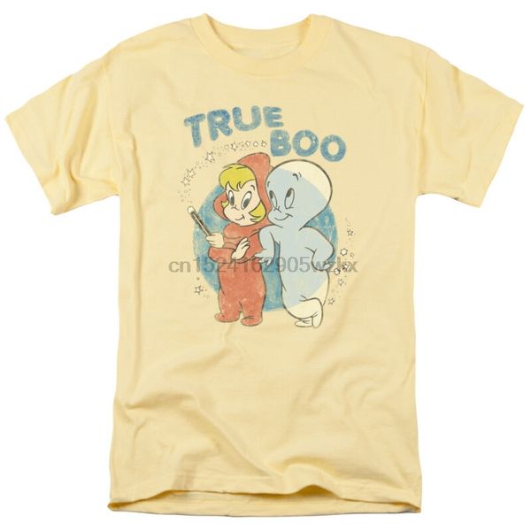 

casper friendly ghost cartoon true boo wendy distressed t-shirt all sizes