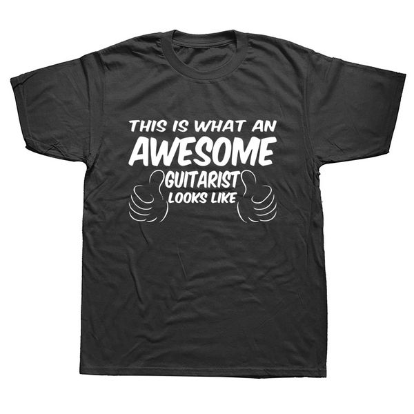 

awesome guitarist funny present funny joke xmas birthday gift idea mens t shirt top