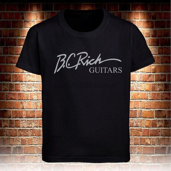 

black t-shirt bc rich guitars men size s to 3xl