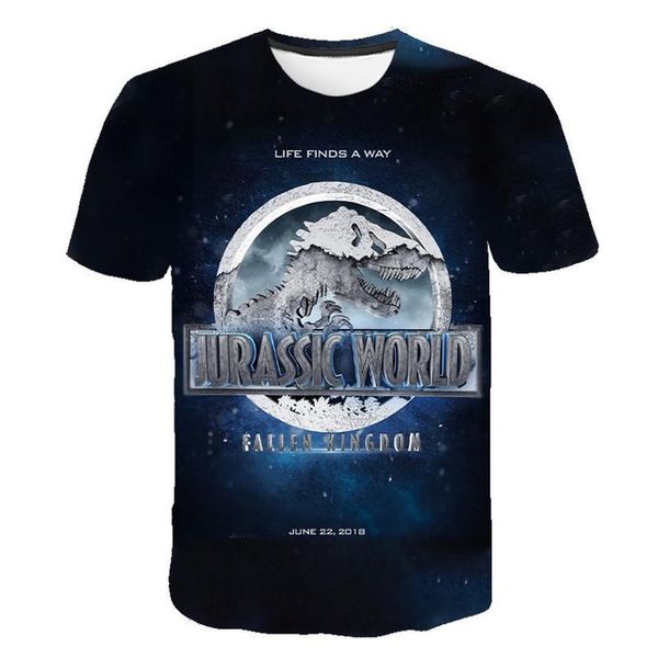 

new jurassic park jurassic world boy girl cool 3d print shirts anime humor aesthetic men clothing