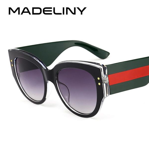

madeliny fashion vintage cateye sunglasses women cat eye style luxury sun glasses brand designer 2020 retro eyewear uv400 ma426, White;black