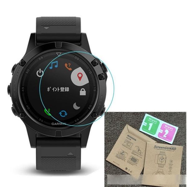 

9h tempered glass screen protector for garmin vivomove hr forerunner 45 45s fenix 6 6s pro fenix 6x vivoactive 3 trainer instinct retail pac