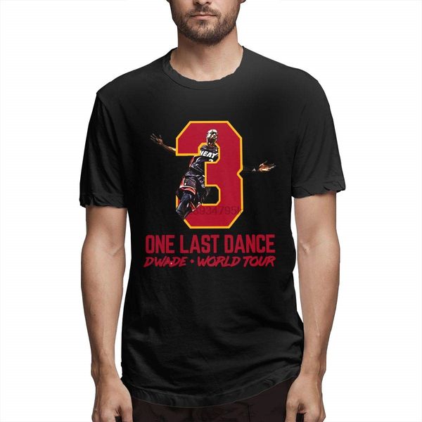

men's short sleeve one last dance d-wade crew neck t-shirt black