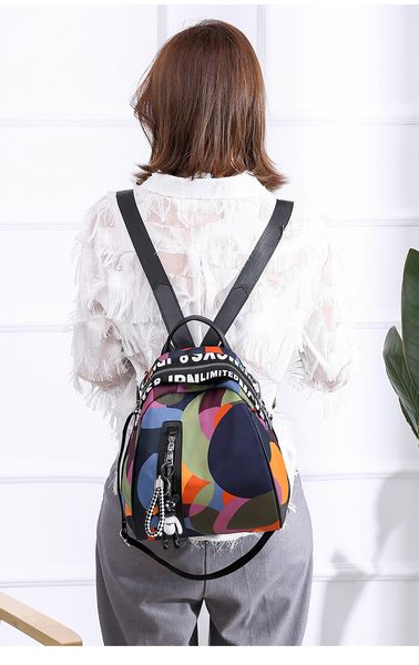 

hbp fashion backpack female bags school style high qaulity oxford multi-color student backpacks rank popular 2020 woman sac