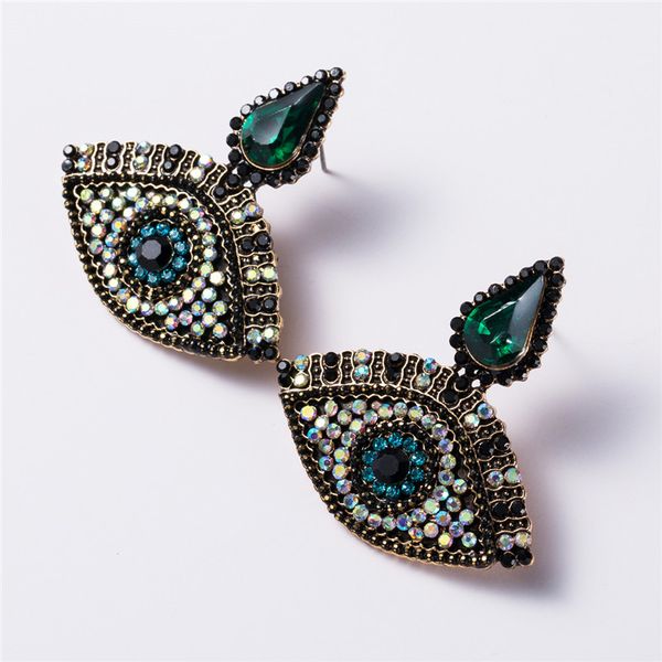 

dangle & chandelier pauli manfi big eye bohemian earrings fashion statement women party drop jewelry accessories, Silver