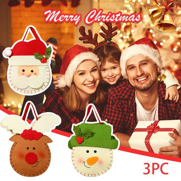 

christmas decorations bag candy for home year 2021 presents ornaments navidad gifts packaging