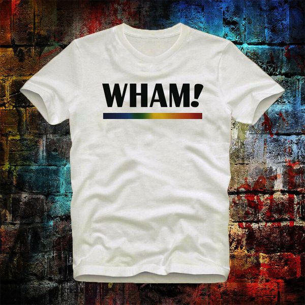 

wham tee retro vintage unisex ladies men's t shirt b601 adults casual tee shirt