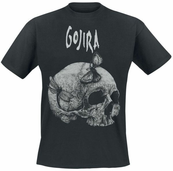 

gojira moth skull t-shirt black