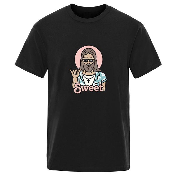 

2020 пригонки смешные сладкий printed harajuku топы мужские 2020 лета способа вскользь mens прохладно футболки hip hop 100% хлопок футболки