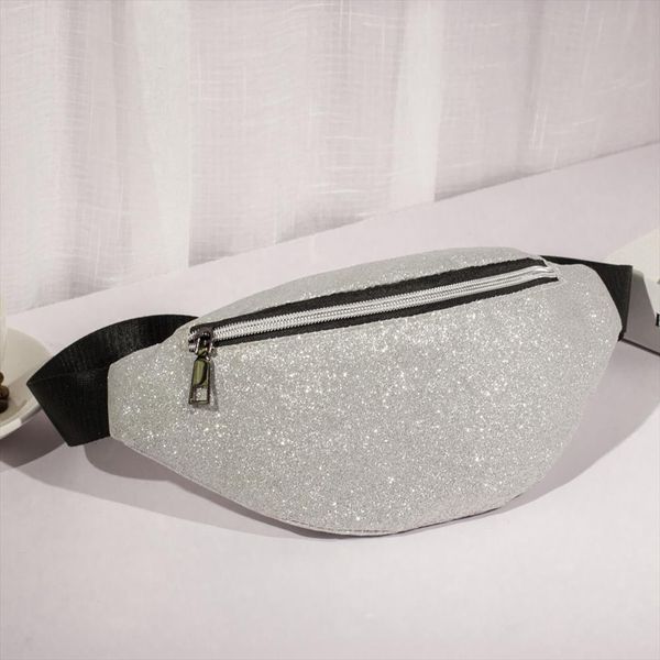 

талия сумка женщина талии фанни пакеты пояс сумка мода женщин bling sequins плечо грудь сумка heuptas wandelen