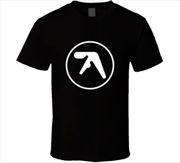 

aphex twin t shirt men's black tee british electronic musician richard david new metal short sleeve casual shirt