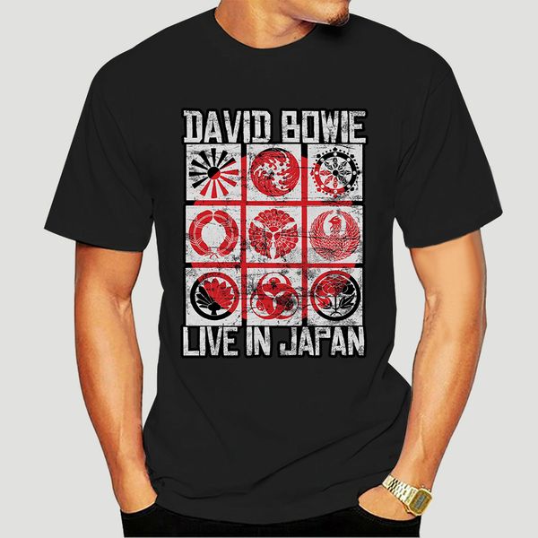 

david bowie 'live in japan' t-shirt - new official o-neck fashion casual print t shirt-3334a