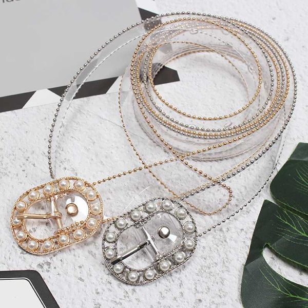 

clear belt transparent belts for women 2020 white pearl belt pvc cinturon mujer plastic designer waistband ladies fashion cintos, Black;brown