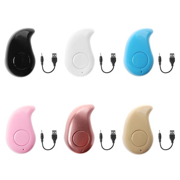 

s530 mini wireless small bluetooth earphone stereo light stealth headphone headset earbud with mic ultra-small hidden universal