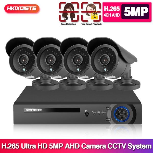 

systems home camera cctv system 4ch 6 in 1 ahd tvi cvi kit 5.0mp indoor outdoor weatherproof surveillance security