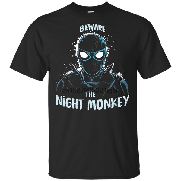 

night monkey spider man t-shirt spider man tee shirt short sleeve s-5xl street wear fashion tee shirt