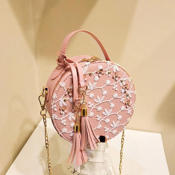 

ladies bag fashion wild lace round tassel shoulder messenger taschen women bolsa masculina sac femme borse da donna torebka dams