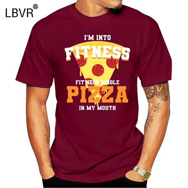 

летом я м в фитнес whole pizza in my mouth lover футболка мужчины графический мальчик девочка tshirts harajuku gents