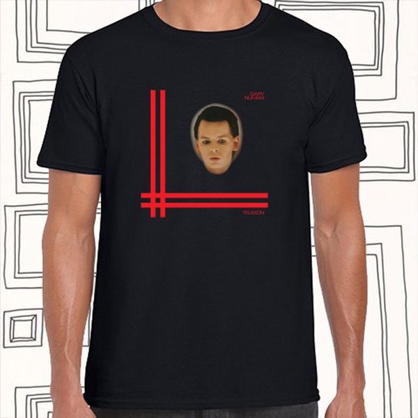 

гэри ньюман телекон обложка альбома логотип mens black t - рубашка размер s m l xl s - 6xl s - 6xl мужчины одежда tee shirt
