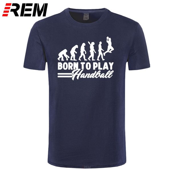 

rem funny handball evolution born to play t shirt men short sleeve t-shirt hip hop tees harajuku streetwear