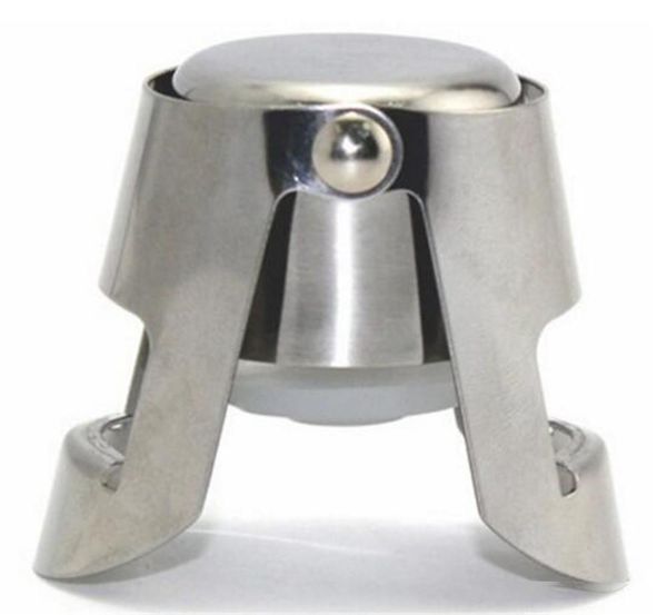 

new kitchen, dining & bar champagne sparkling wine bottle ser sealer plug stainless steel