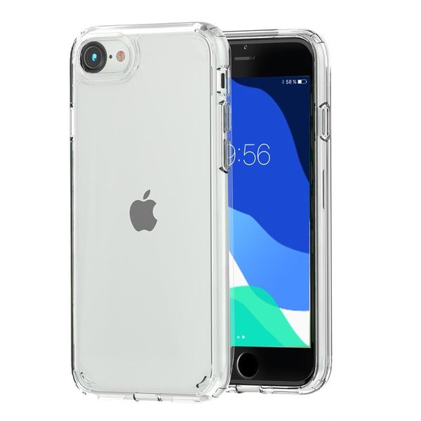 

1.5mm thickness clear transparent back cover shockproof acrylic tpu case for iphone 9 for iphone 8 a