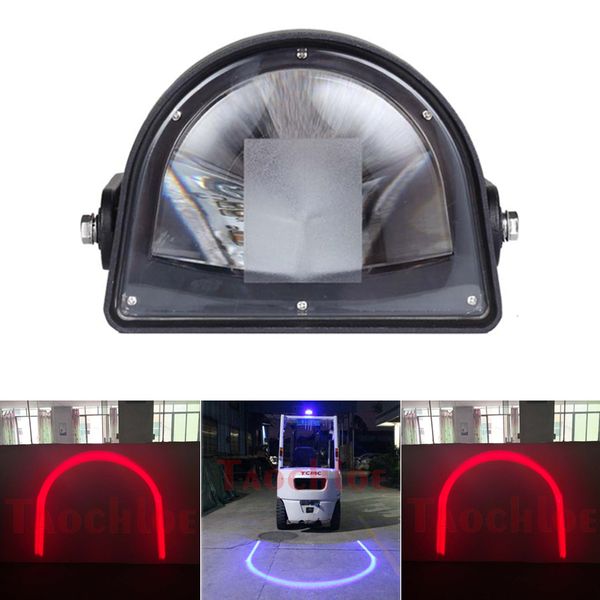

1pc 10v - 80v red blue green forklift light safe zone warning signal lights 24v 48v vehicle u shape forklift lamp e9 emark