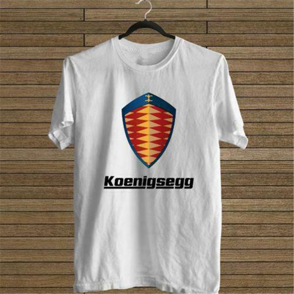 

новый koenigsegg суперкар logo white t-shirt tee сша размер em1 summer tee shirt