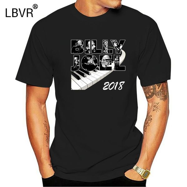 

billy joel t shirt tour dates 2019 logo on black t shirt size s-2xl personality