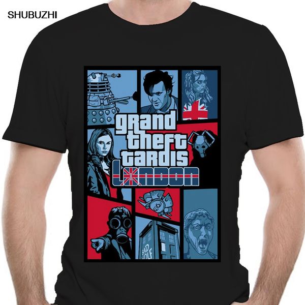 

men t shirt doctor who parody shirt black gta tshirts women t-shirt cotton tshirt men summer fashion t-shirt euro size