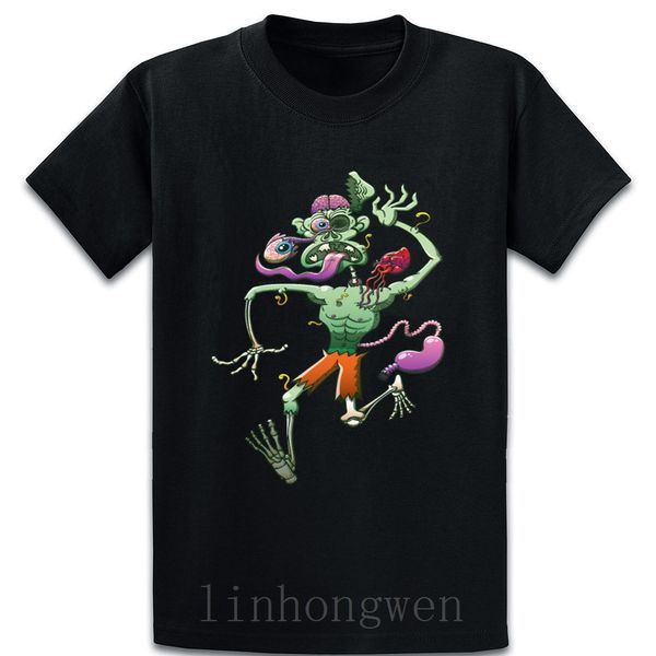 

зомби в trouble разваливается тенниски интересного отдыха с коротким рукавом весна осенью gents размер над размером s-5xl пользовательских c