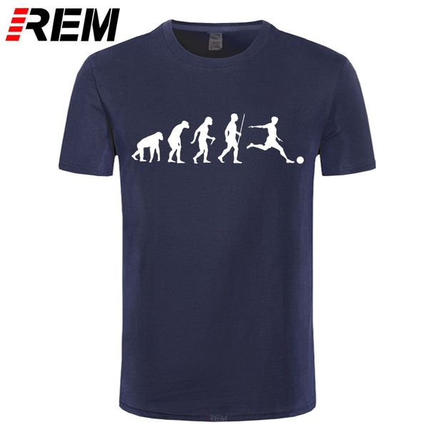 

evolution footbal t-shirt ape to human footy fan inspired kids mens gift cotton short sleeve tshirt casual camisa masculina