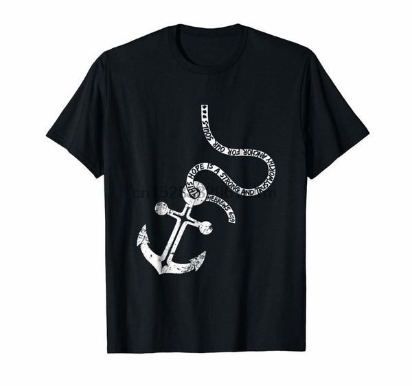 

одежда cross anchor хоуп bible verse христианская тенниска 1428