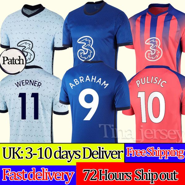 

2020 thailand cfc kante pulisic giroud odoi willan soccer jerseys 20 21 jorginho lampard cheek fourth cup 4th football shirts men kids kits, Black;yellow
