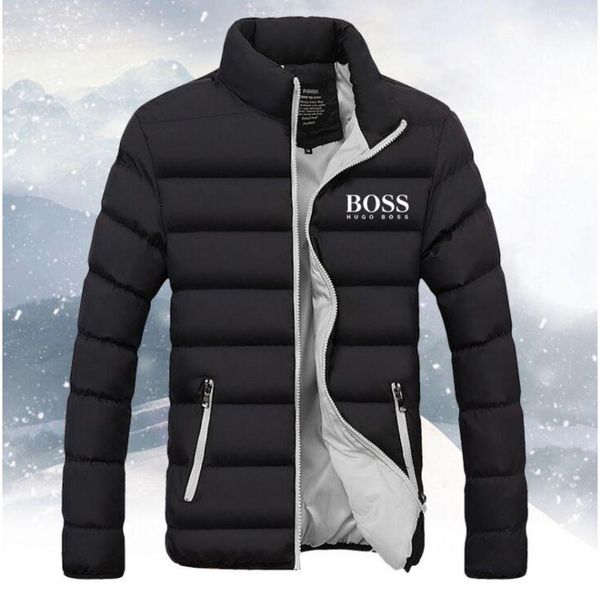 

mens winter jacket puffer jacket hooded thick coat jacket men jackets men women couples parka winter coat, Black